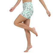 Green Breeze Yoga Shorts