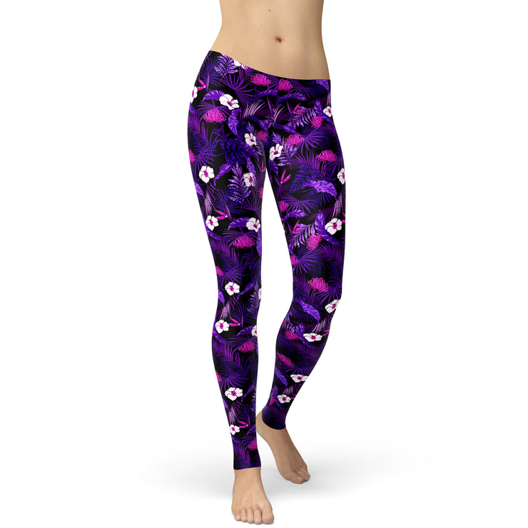 Violet Bloom Leggings