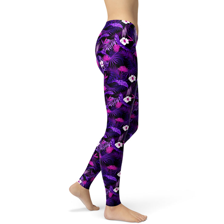 Violet Bloom Leggings