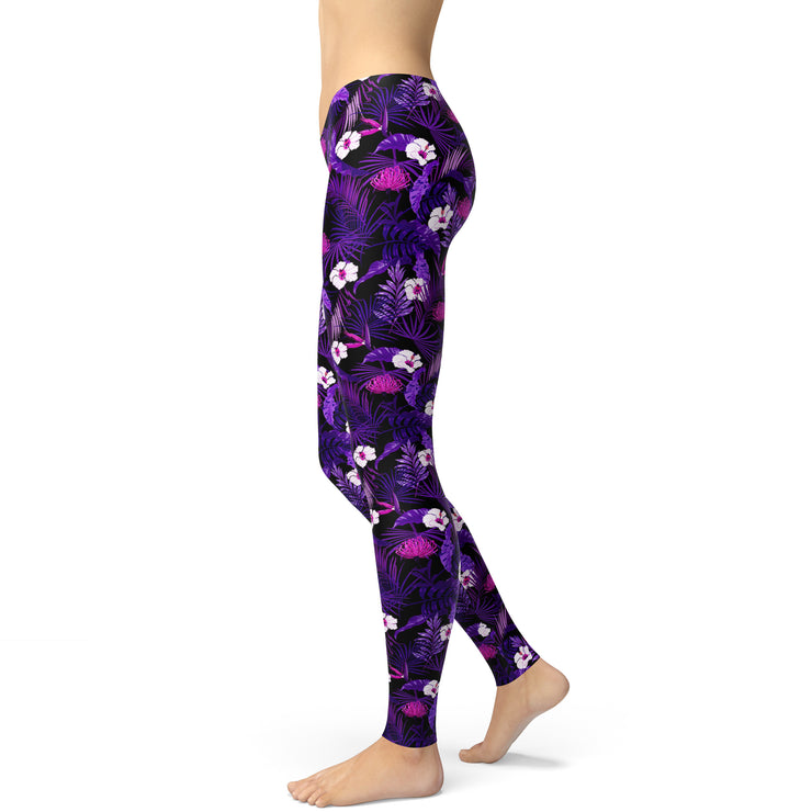 Violet Bloom Leggings